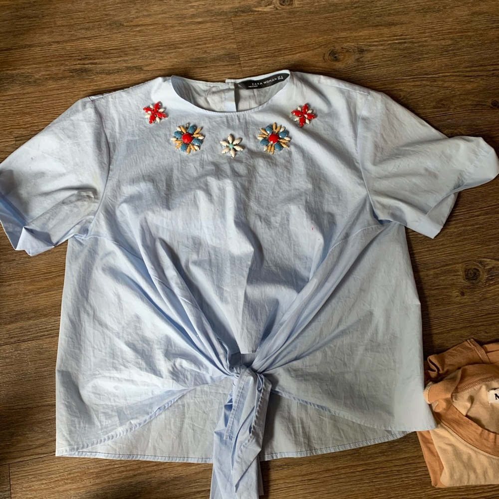 Zara blouse with crystals